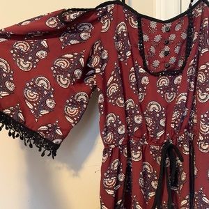 Off the shoulder Romper